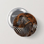 Zebra baby ronde button 5,7 cm (Voorkant /achterkant)