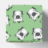 Zebra-Baby shower Bedankdoosjes (Bovenkant)