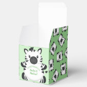 Zebra-Baby shower Bedankdoosjes (Geopend)