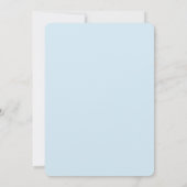 Zebra Baby shower Blue Boy Invitation (Dos)