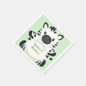 Zebra-Baby shower Servet (Hoek)