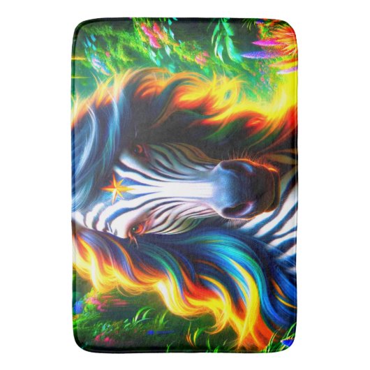 Zebra Badmat (Voorkant Verticaal)