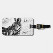 Zebra bagage label (Voorkant horizontaal)
