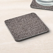 Zebra Beverage Coaster Bier Onderzetter (Linkerzijde)
