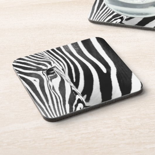 zebra bier onderzetter (Linkerzijde)