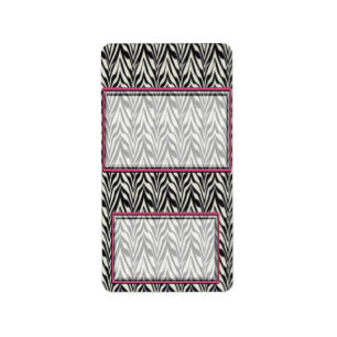 Zebra Birthday Hershey Miniatuur Snoep Wrapper Etiket