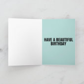 ZEBRA BIRTHDAY KAART (Binnen)