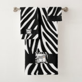 Zebra Black and White Jungle Safari Thème (En situation)
