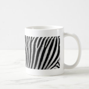 Zebra black and white photo coffee mug