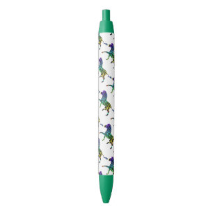 Zebra Black en Rainbow Silhouette Zwarte Inkt Pen