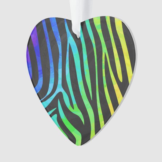 Zebra Black et Rainbow Print (devant)