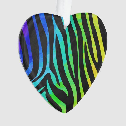 Zebra Black et Rainbow Print (devant)