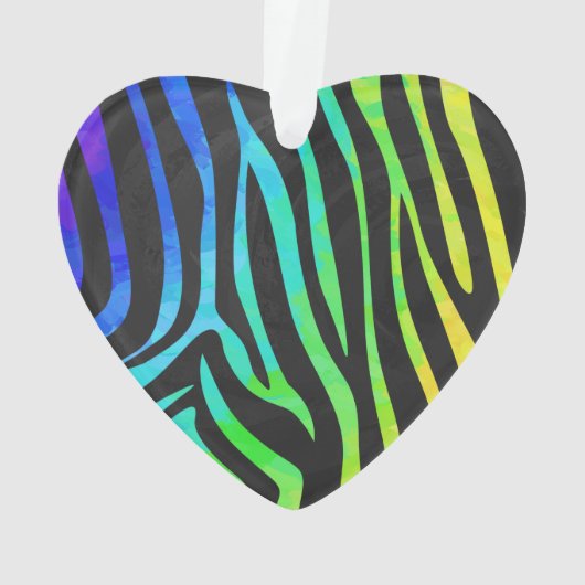 Zebra Black et Rainbow Print (dos)