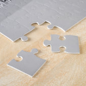 Zebra Black White Courtyard Art Legpuzzel (Zijkant)