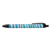 Zebra Blauw en wit afdrukken Zwarte Inkt Pen (Bovenkant)