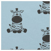 Zebra Blues Stof (Close Up)