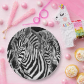 Zebra Borden Papieren Bordje (Feest)