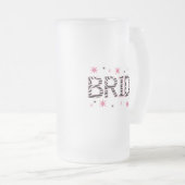 Zebra Bride Matglas Bierpul (Voorkant rechts)