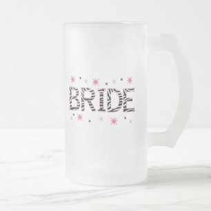 Zebra Bride Matglas Bierpul