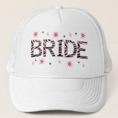 Zebra Bride Trucker Pet (Voorkant)