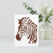 Zebra Briefkaart (Staand voorkant)