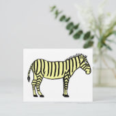 Zebra Briefkaart (Staand voorkant)