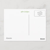 Zebra Briefkaart (Achterkant)