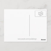 Zebra Briefkaart (Achterkant)