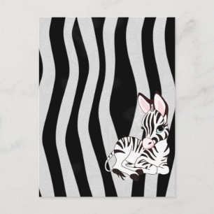 Zebra Briefkaart