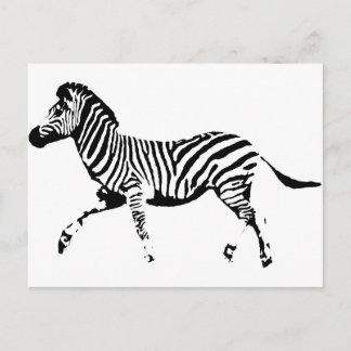 Zebra Briefkaart