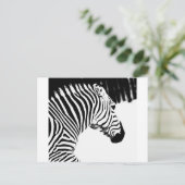 Zebra Briefkaart (Staand voorkant)