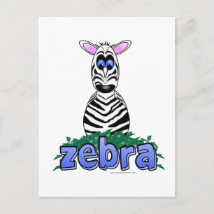 ZEBRA BRIEFKAART