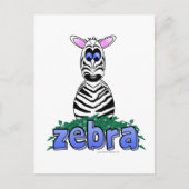 ZEBRA BRIEFKAART (Voorkant)