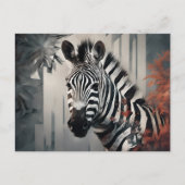 Zebra Briefkaart (Voorkant)