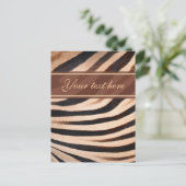 Zebra-Briefkaart Briefkaart (Staand voorkant)