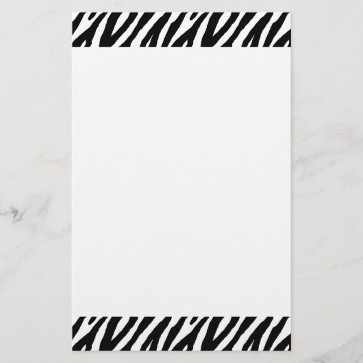 Zebra Briefpapier (Voorkant)