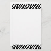 Zebra Briefpapier (Voorkant / Achterkant)