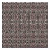 Zebra Brown Perfect Poster (Voorkant)