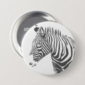 Zebra Button (Voorkant /achterkant)
