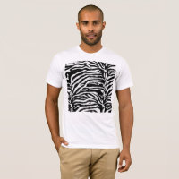 Zebra Camouflage Black en White Artistic Pattern