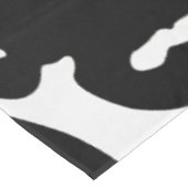 Zebra Camouflage Black en White Artistic Pattern Tafelkleed (Gekanteld)