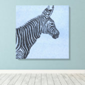 Zebra Canvas Afdruk (Insitu (Houten vloer))