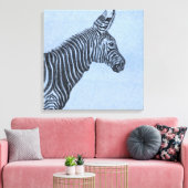 Zebra Canvas Afdruk (Insitu (Woonkamer))