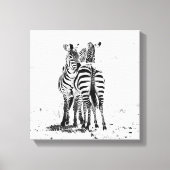 Zebra Canvas Afdruk (Voorkant)