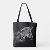 Zebra canvas tas (Achterkant)