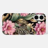 Zebra Case-Mate iPhone Case (Achterkant (horizontaal))