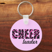 Zebra Cheerleader Sleutelhanger (Voorkant)
