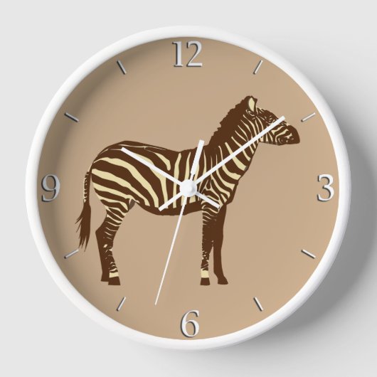 Zebra - Chocolade Brown en Camel Tan (Voorkant)