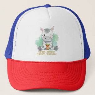 zebra citaat cartoon drinkend bobba-thee trucker pet