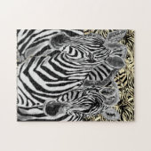 Zebra Couple Jigsaw Puzzle (Horizontal)